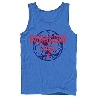 Men's Paraguay Futbol Club Logo Tank Top