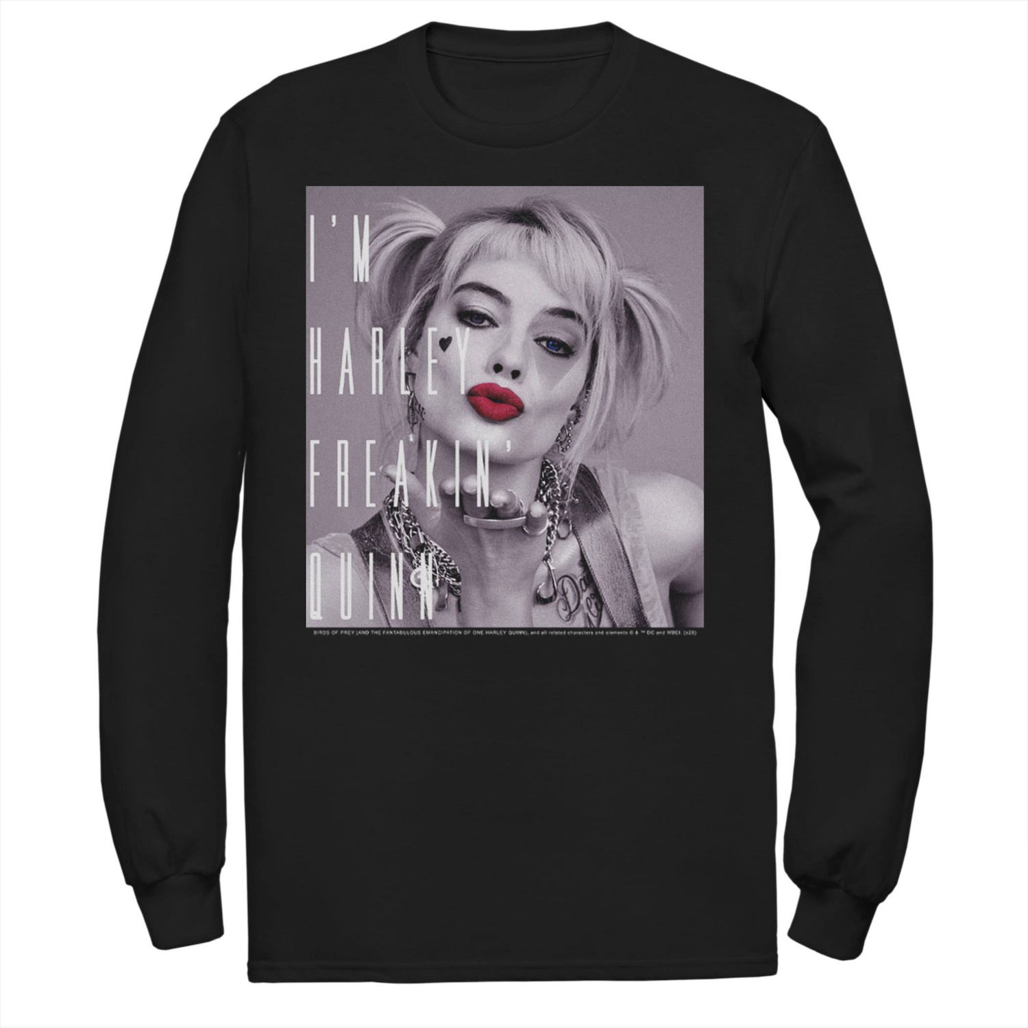 Men's Harley Quinn Birds Of Prey T-Shirt - Warner Bros. Official Graphic Tee 1 thumbnail image