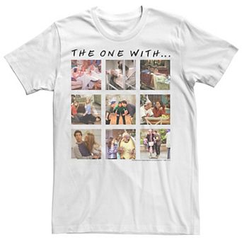 Men's Friends Group Shot The One With Character Panels Tee