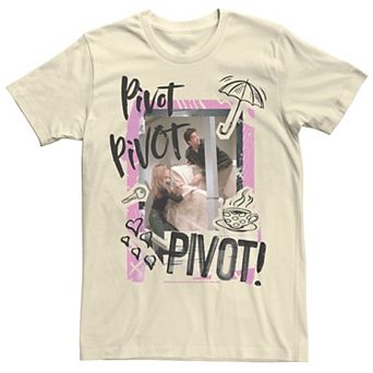 Men's Friends Ross & Rachel Pivot Pivot Pivot Tee