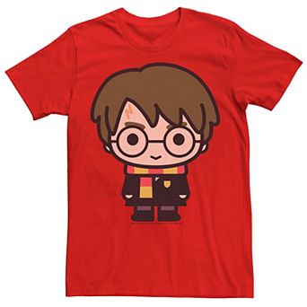 Men's Harry Potter Cute Cartoon Style Portrait Tee