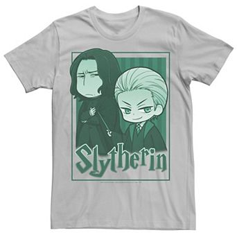 Men's Harry Potter Slytherin Snape & Draco Anime Tee