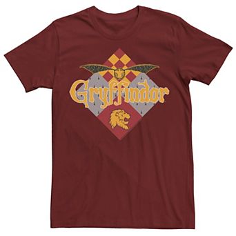 Men's Harry Potter Gryffindor Golden Snitch Logo Tee