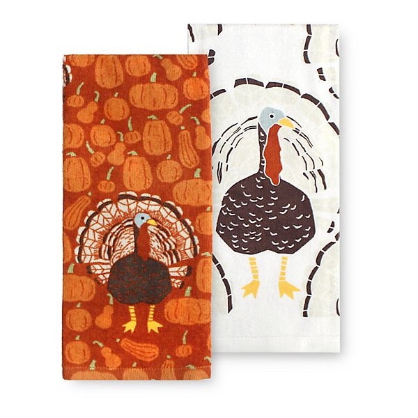 Celebrate Together™ Fall Turkey Kitchen Towel 2-pk.
