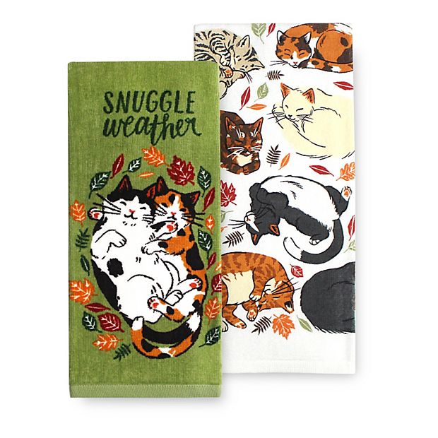 Catnap Cat Kitchen Towel