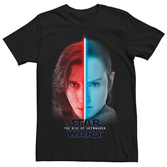 Men's Star Wars: The Rise Of Skywalker Rey & Kylo Ren Split Tee