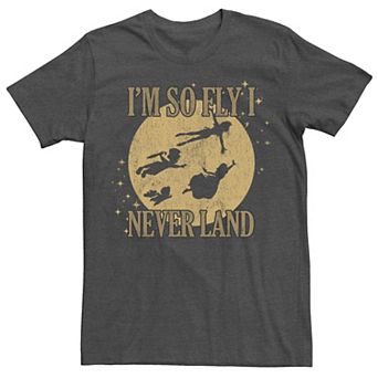 Disney's Peter Pan I'm So Fly I Never Land Silhouettes Men's Tee