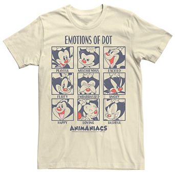 Men's Animaniacs Emotions Of Dot Box Up Tee