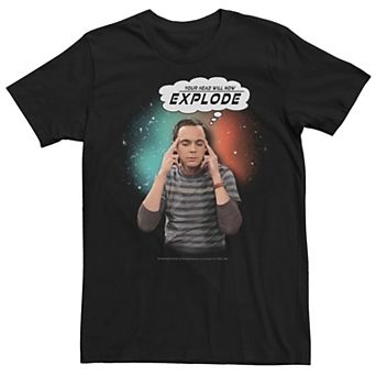 Men's The Big Bang Theory Sheldon Your Head Will Now Explode Tee