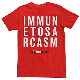 Men's The Big Bang Theory Immune To Sarcasm Tee