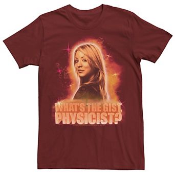 Men's The Big Bang Theory Penny What's The Gist Physicist Tee