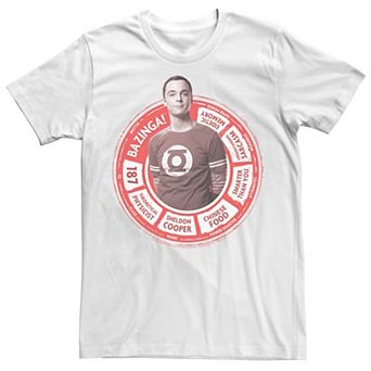Men's The Big Bang Theory Sheldon Statistics Tee