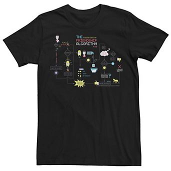 Men's The Big Bang Theory Sheldon's Friendship Algorithm Tee