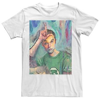 Men's The Big Bang Theory Sheldon Painted Portrait Tee