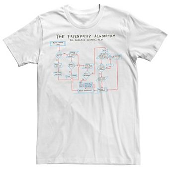 Men's The Big Bang Theory The Friendship Algorithm Tee