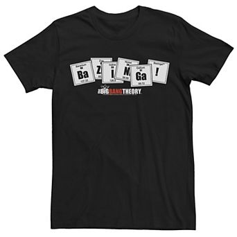 Men's The Big Bang Theory Bazinga Periodic Tiles Tee