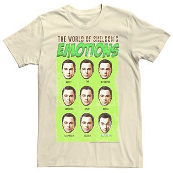 Men's The Big Bang Theory Sheldon's Emotions Tee