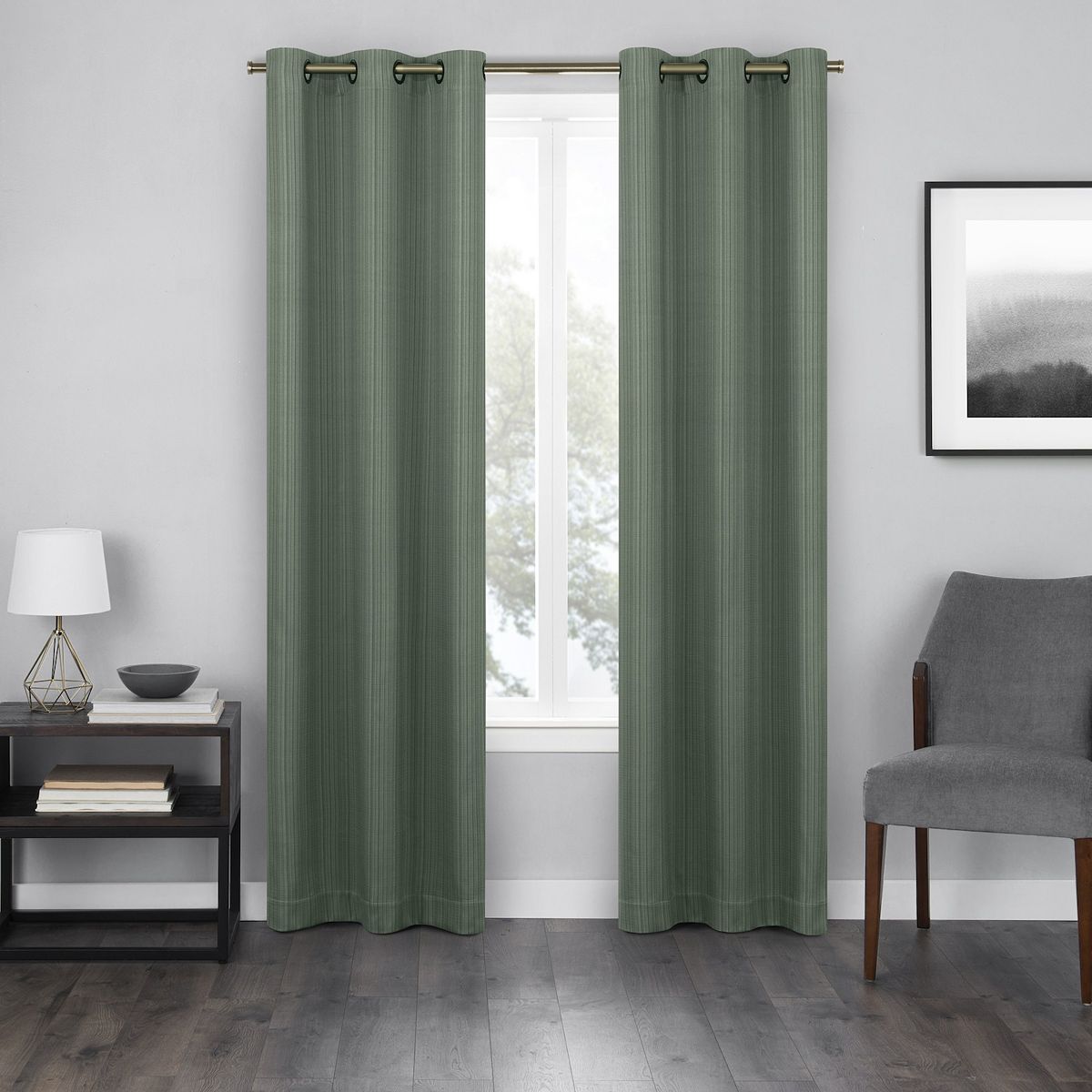 eclipse Hazel Solid Blackout Window Curtain