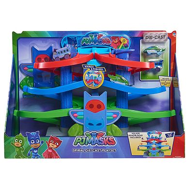 PJ Masks Spiral Die Cast Playset