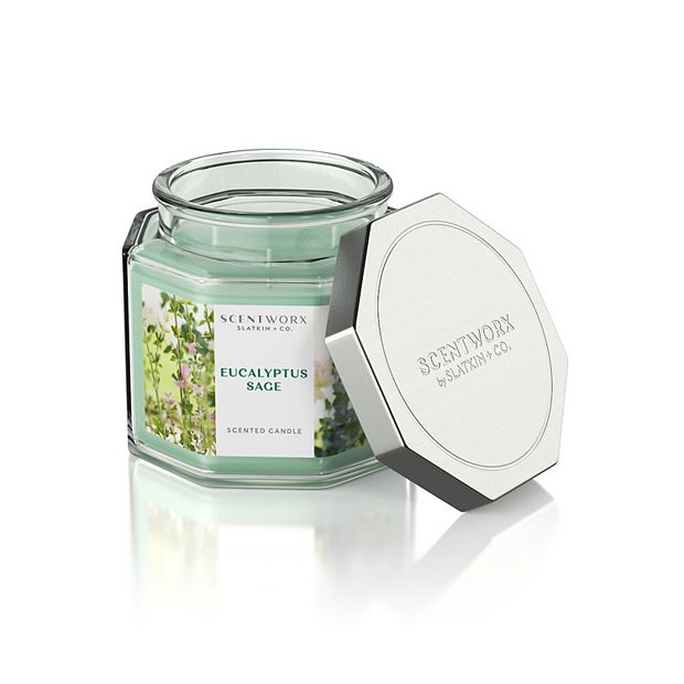 ScentWorx by Slatkin Co. Sage Leaf Eucalyptus 14.5 oz. Candle