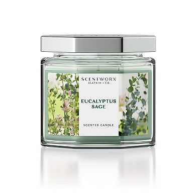 ScentWorx by Slatkin & Co. Eucalyptus Sage 14.5 oz. Candle