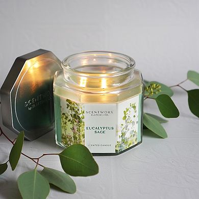 ScentWorx by Slatkin & Co. Eucalyptus Sage 14.5 oz. Candle