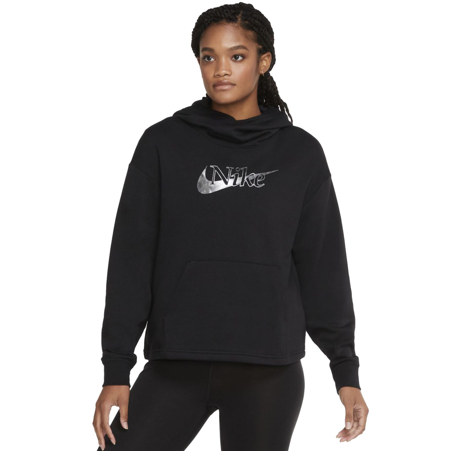 nike hoodie black womens