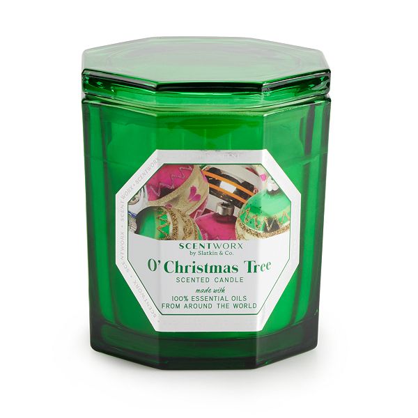ScentWorx by Slatkin & Co. O'Christmas Tree 14.5 oz Candle