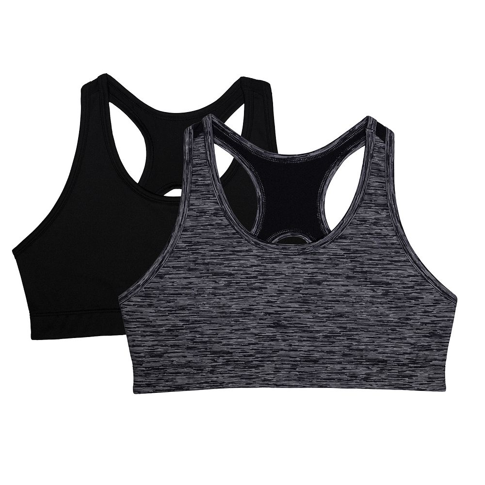 Girls 7-16 SO® 2-Pack Micro Mesh Keyhole Sports Bras