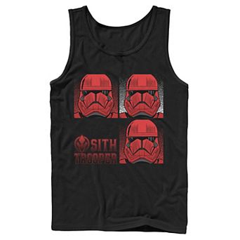 Men's Star Wars The Rise of Skywalker Sith Trooper Panels Tank Top