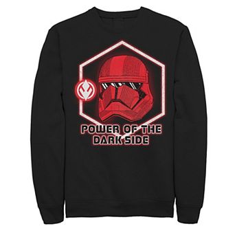 Men's Star Wars Red Sith Trooper Power Of The Dark Side Portrait Sweatshirt
