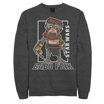 Men's Star Wars The Rise Of Skywalker Babu Frik Portrait Sweatshirt