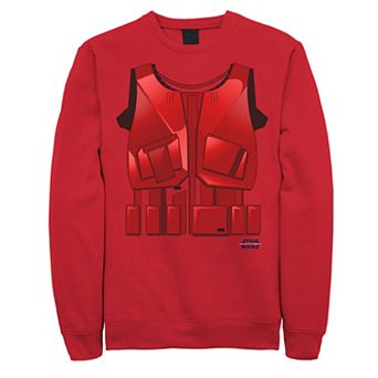 Men's Star Wars The Rise Of Skywalker Halloween Red Sith Costume Sweatshirt