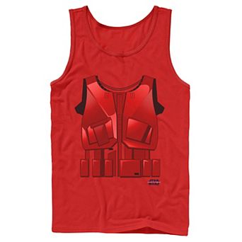 Men's Star Wars The Rise Of Skywalker Halloween Red Sith Costume Tank Top