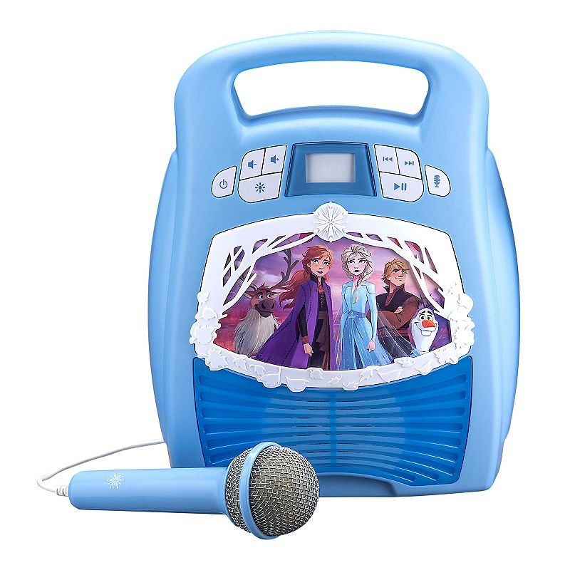 Disney S Frozen 2 Bluetooth Mp3 Karaoke With Light Show Speaker By Kiddesigns