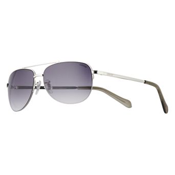 Men's Levi's® 60mm Wrapped Aviator Sunglasses