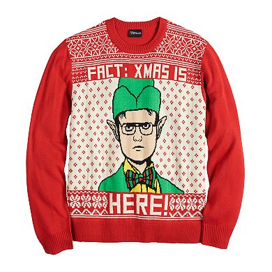 Men's The Office Dwight Elf Christmas Sweater