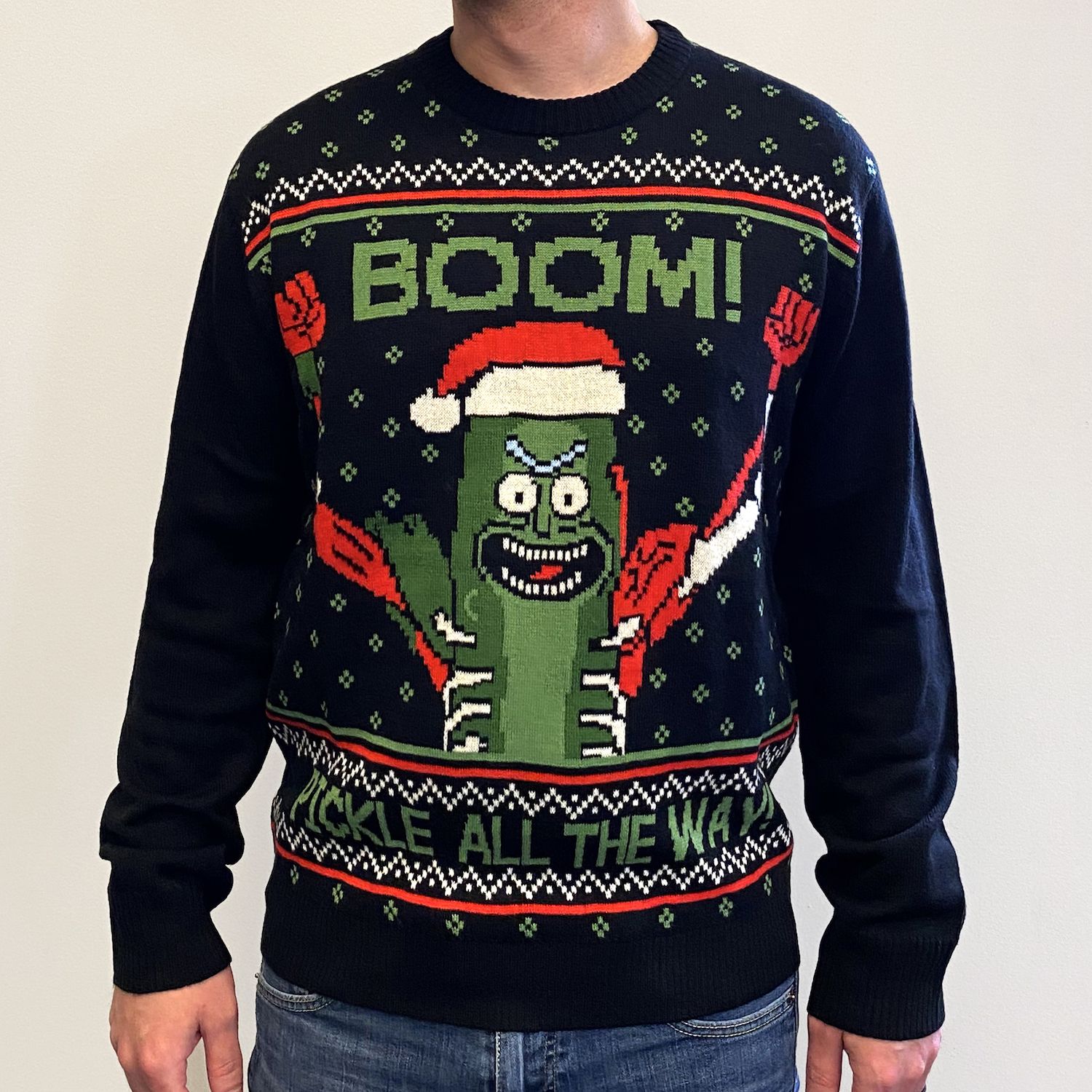 pickle christmas sweater