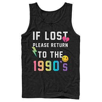 Men's Fifth Sun If Lost Please Return To The 1990's Tank Top