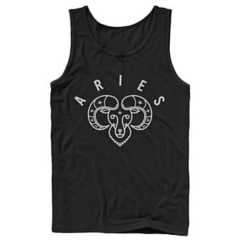 Men's Aries Simple Sketch Tank Top