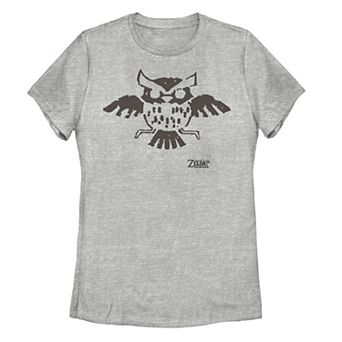 Juniors' Nintendo Legend Of Zelda Links Awakening Owl Glyph Graphic Tee