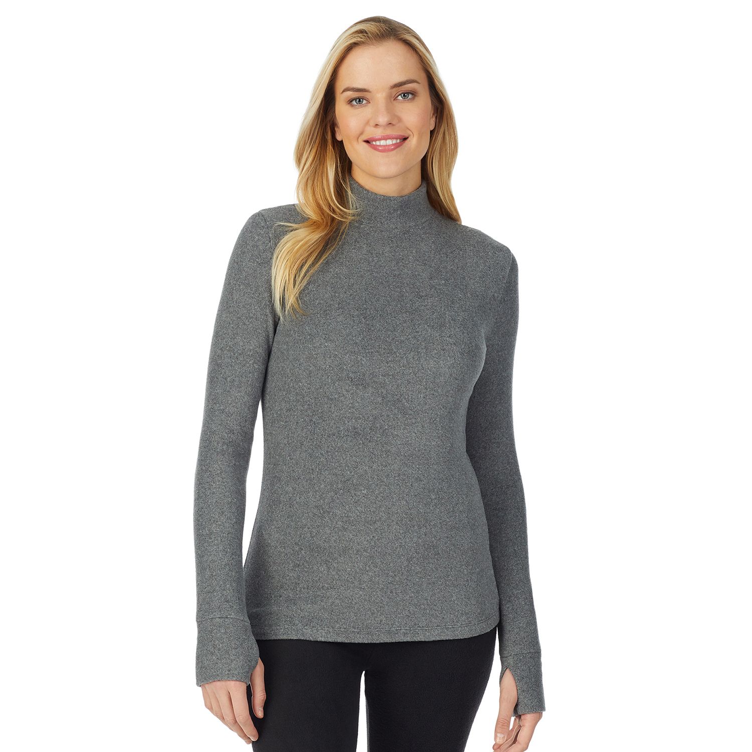cuddl duds mock neck