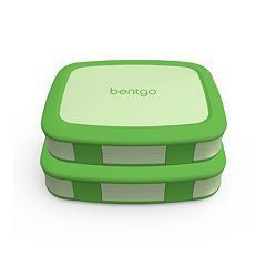 Bentgo Kids' Snack Leak-proof Storage Container Green/navy : Target