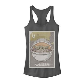 Juniors' Star Wars The Mandalorian The Child Poster Tank Top