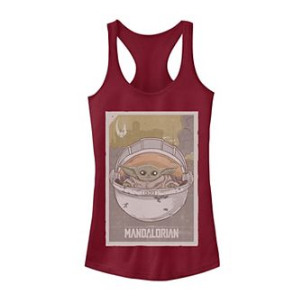 Juniors' Star Wars The Mandalorian The Child Poster Tank Top
