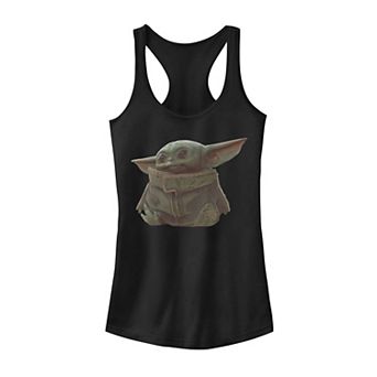 Juniors' Star Wars The Mandalorian The Child Portrait Tank Top