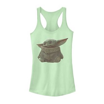 Juniors' Star Wars The Mandalorian The Child Portrait Tank Top