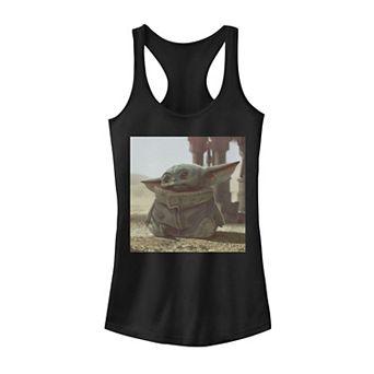 Juniors' Star Wars The Mandalorian The Child Photograph Tank