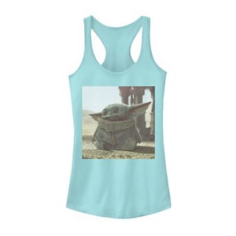 Juniors' Star Wars The Mandalorian The Child Photograph Tank