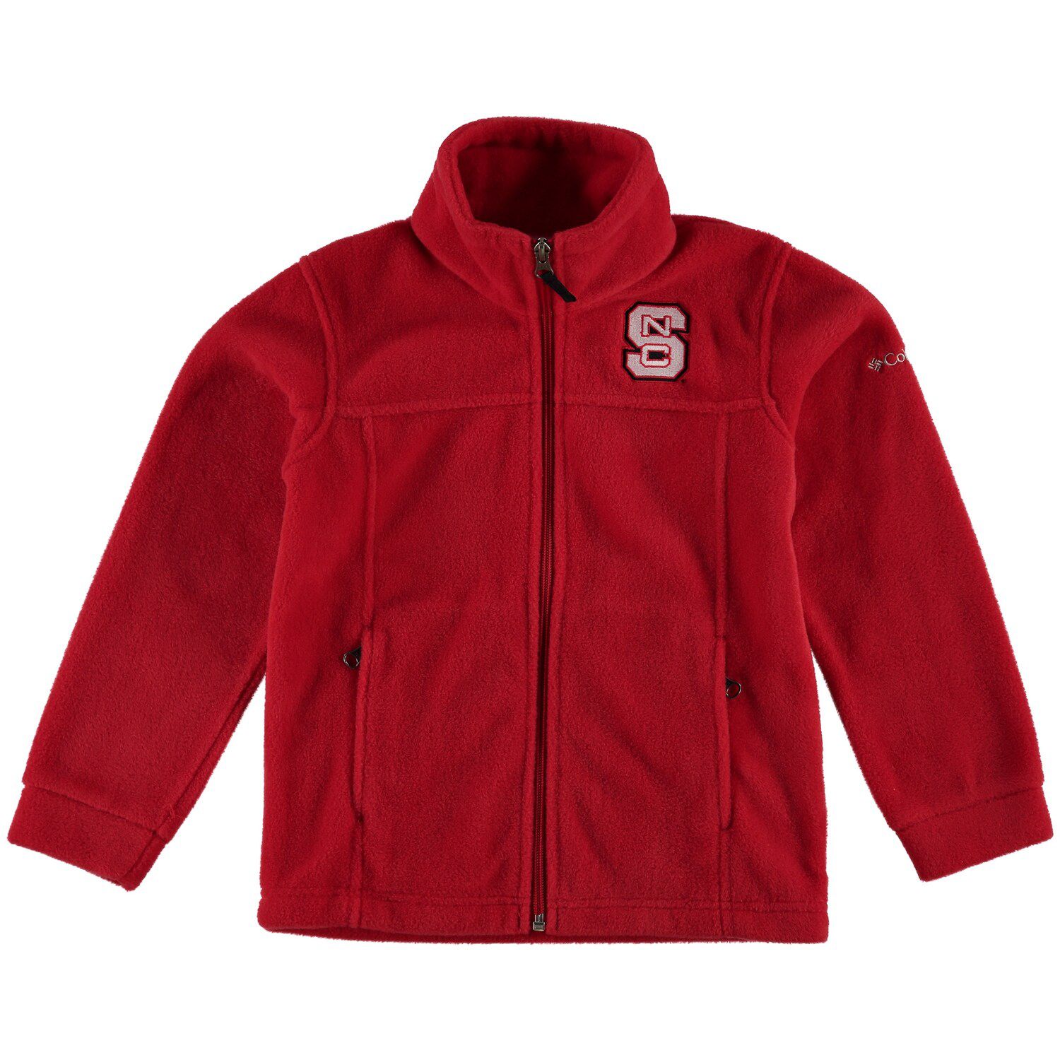 columbia red fleece jacket